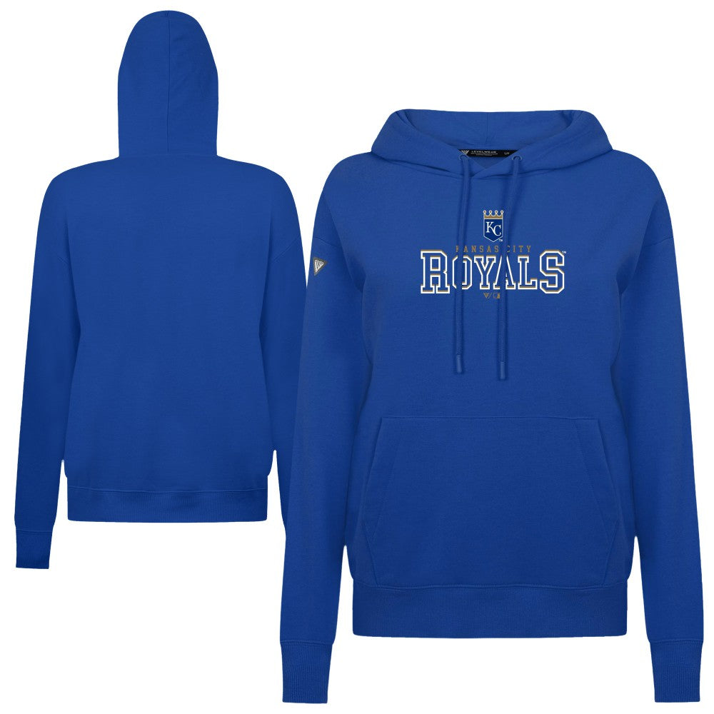 Kansas City Royals Levelwear Women's Adorn Journey Hoodie - Royal