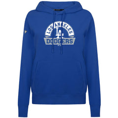Los Angeles Dodgers Levelwear Women's Adorn Banner Arch Hoodie - Royal