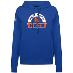 New York Mets Levelwear Women's Adorn Banner Arch Hoodie - Royal