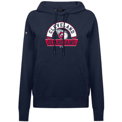 Cleveland Guardians Levelwear Women's Adorn Banner Arch Hoodie - Navy
