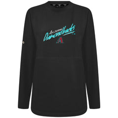 Arizona Diamondbacks Levelwear Women's Oversized Beaudry Sizzle Top - Black