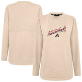 Arizona Diamondbacks Levelwear Women's Oversized Beaudry Sizzle Top - Khaki