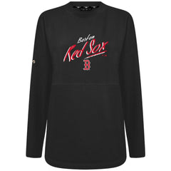 Boston Red Sox Levelwear Women's Oversized Beaudry Sizzle Top - Black