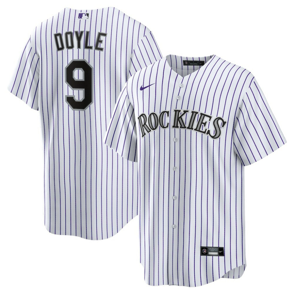 Brenton Doyle Colorado Rockies Youth Home Replica Jersey - White | Nike