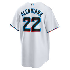 Sandy Alcantara Miami Marlins Youth Home Replica Jersey - White | Nike