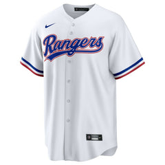 Ezequiel Duran Texas Rangers Youth Home Replica Jersey - White | Nike