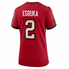 Emeka Egbuka Tampa Bay Buccaneers Women's Team Game Jersey - Red | Nike for sale