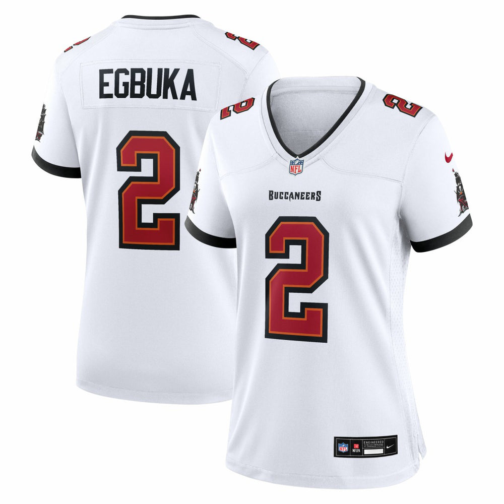 Emeka Egbuka Tampa Bay Buccaneers Women's Game Jersey - White | Nike cheap