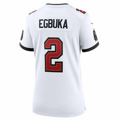 Emeka Egbuka Tampa Bay Buccaneers Women's Game Jersey - White | Nike cheap