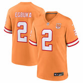 Emeka Egbuka Tampa Bay Buccaneers Alternate 2 50th Season Game Jersey - Creamsicle | Nike for sale