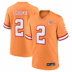 Emeka Egbuka Tampa Bay Buccaneers Alternate 2 50th Season Game Jersey - Creamsicle | Nike for sale