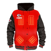 Kansas City Chiefs ActionHeat 5V Battery Heated Full-Snap Varsity Jacket - Red/Black online