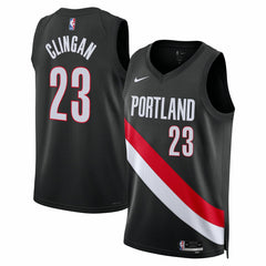 Donovan Clingan Portland Trail Blazers Unisex Swingman Jersey - Icon Edition - Black | Nike online