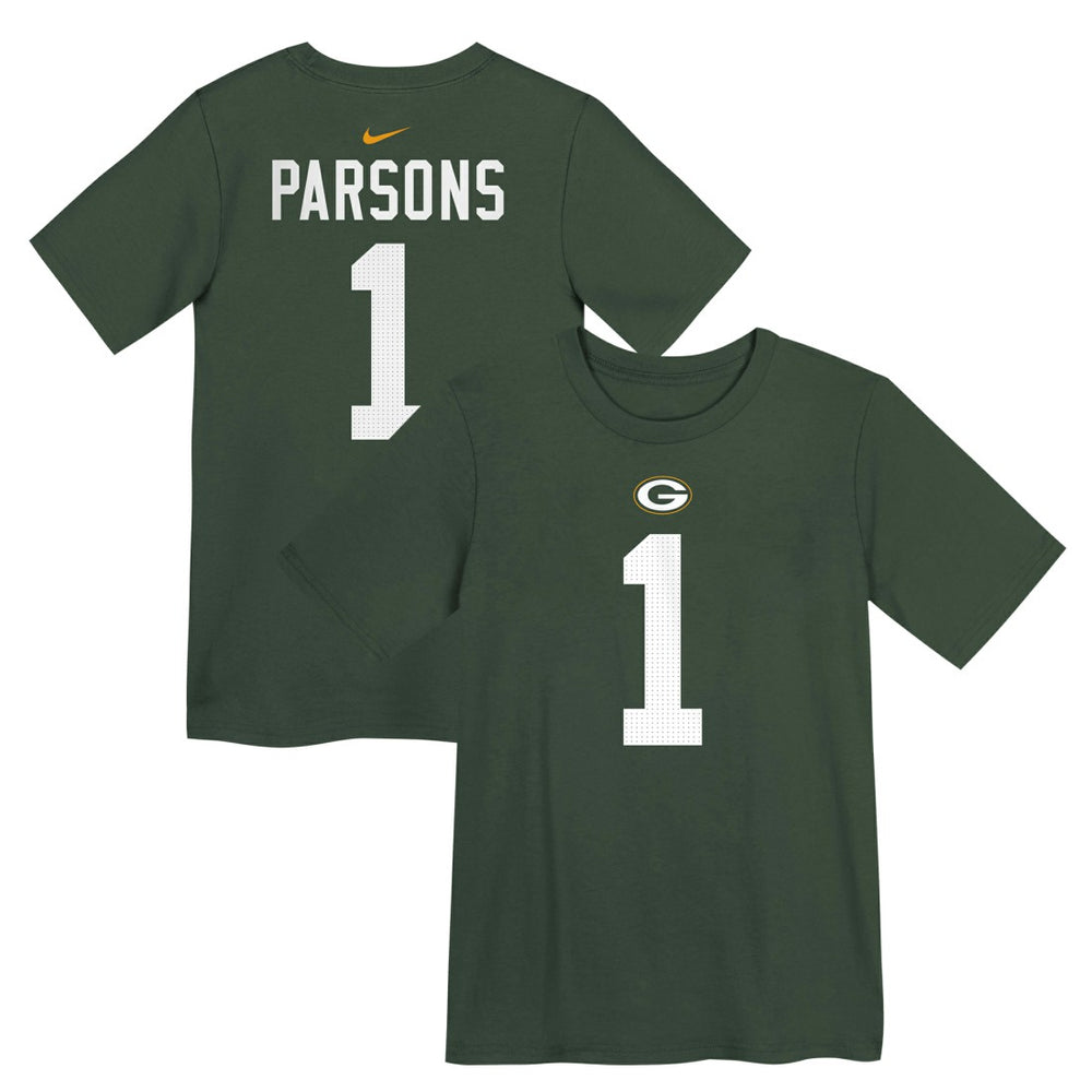 Micah Parsons Green Bay Packers Preschool Name & Number T-Shirt - Green | Nike for sale