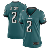 Jahan Dotson Philadelphia Eagles Women's Team Game Jersey - Midnight Green | Nike cheap