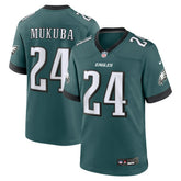 Andrew Mukuba Philadelphia Eagles Team Game Jersey - Midnight Green | Nike for sale