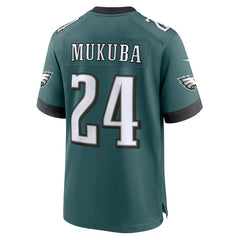 Andrew Mukuba Philadelphia Eagles Team Game Jersey - Midnight Green | Nike for sale