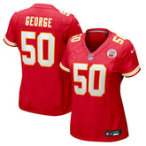 Brandon George Kansas City Chiefs Women's Team Game Jersey - Red | Nike outlet