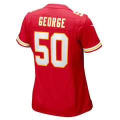 Brandon George Kansas City Chiefs Women's Team Game Jersey - Red | Nike outlet