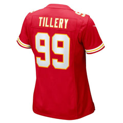 Jerry Tillery Kansas City Chiefs Women's Team Game Jersey - Red | Nike outlet
