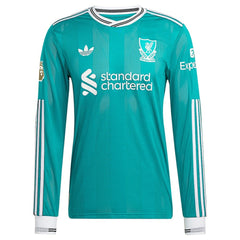 Alexander Isak Liverpool 2025/26 Third Long Sleeve Player Jersey - Green | Adidas sale