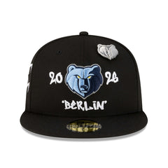 Memphis Grizzlies 2026 NBA Global Games Berlin 59FIFTY Fitted Hat - Black | New Era shop