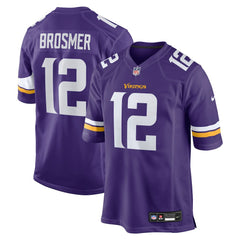 Max Brosmer Minnesota Vikings Team Game Jersey - Purple | Nike cheap