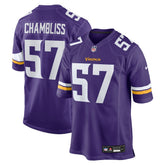 Chaz Chambliss Minnesota Vikings Team Game Jersey - Purple | Nike on sale