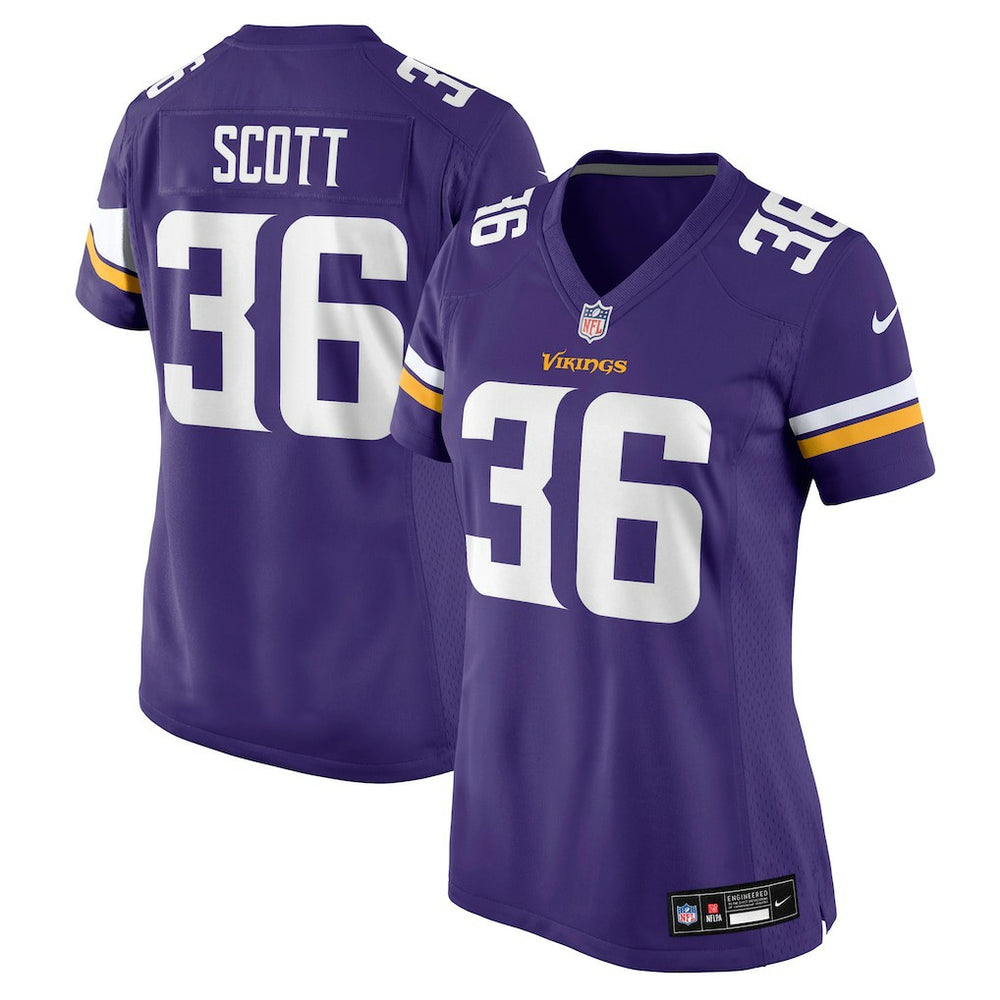 Zavier Scott Minnesota Vikings Women's Team Game Jersey - Purple | Nike outlet