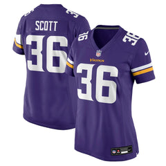 Zavier Scott Minnesota Vikings Women's Team Game Jersey - Purple | Nike outlet