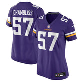 Chaz Chambliss Minnesota Vikings Women's Team Game Jersey - Purple | Nike online