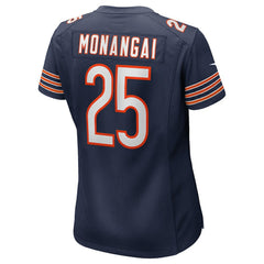 Kyle Monangai Chicago Bears Women's Team Game Jersey - Navy | Nike for sale