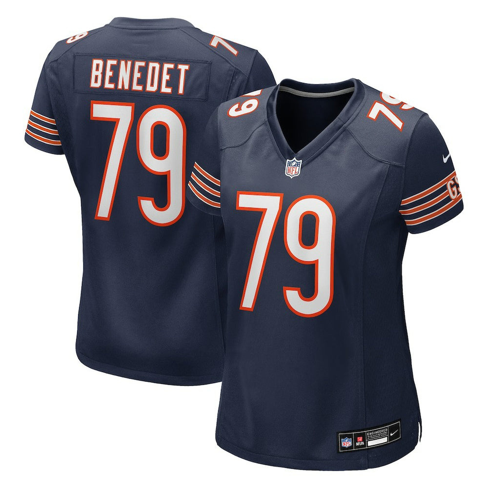Theo Benedet Chicago Bears Women's Team Game Jersey - Navy | Nike discount
