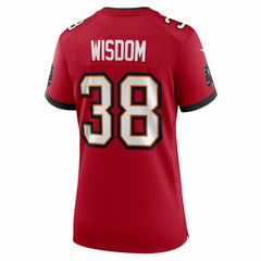Rashad Wisdom Tampa Bay Buccaneers Women's Team Game Jersey - Red | Nike cheap