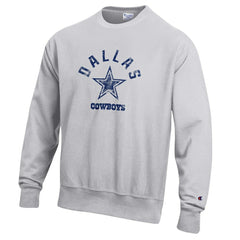 Dallas Cowboys Champion Reverse Weave Fleece Sweatshirt - Heather Gray outlet