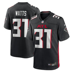 Xavier Watts Atlanta Falcons Team Game Jersey - Black | Nike for sale