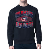 Columbus Blue Jackets Starter Team Grit Graphic Fleece Pullover Sweatshirt Navy