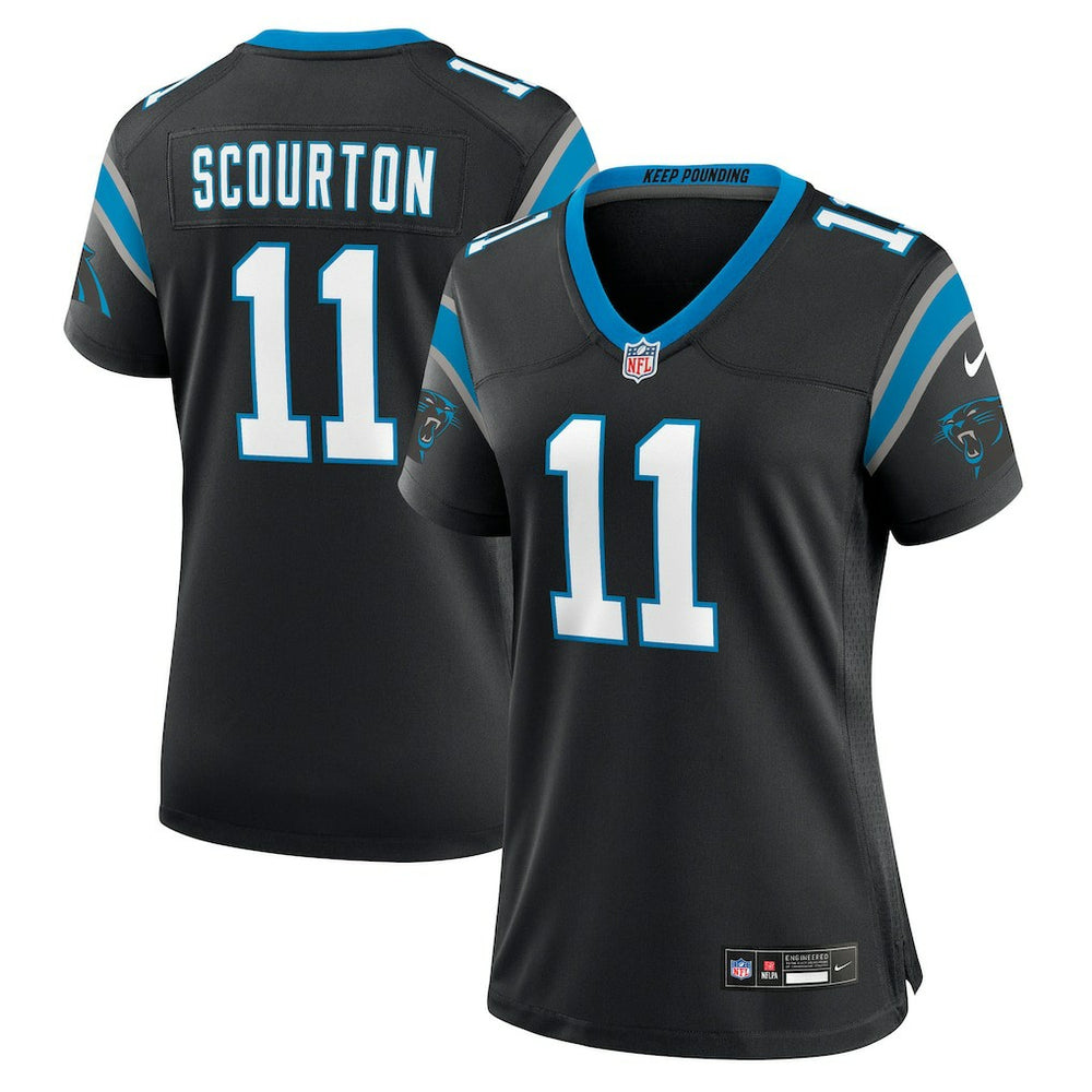 Nic Scourton Carolina Panthers Women's Team Game Jersey - Black | Nike on sale