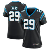 Akayleb Evans Carolina Panthers Women's Team Game Jersey - Black | Nike cheap