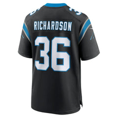 Demani Richardson Carolina Panthers Team Game Jersey - Black | Nike sale