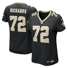 Asim Richards New Orleans Saints Women's Team Game Jersey - Black | Nike for sale