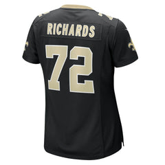 Asim Richards New Orleans Saints Women's Team Game Jersey - Black | Nike for sale