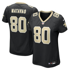 Moliki Matavao New Orleans Saints Women's Team Game Jersey - Black | Nike discount