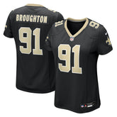 Vernon Broughton New Orleans Saints Women's Team Game Jersey - Black | Nike online