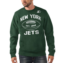 New York Jets Starter Classic Fleece Sweatshirt - Green outlet