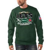 New York Jets Starter AFC Classic Fleece Sweatshirt - Green outlet