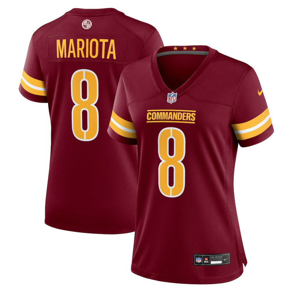 Marcus Mariota Washington Commanders Women's Team Game Jersey - Burgundy | Nike discount