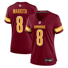 Marcus Mariota Washington Commanders Women's Team Game Jersey - Burgundy | Nike discount