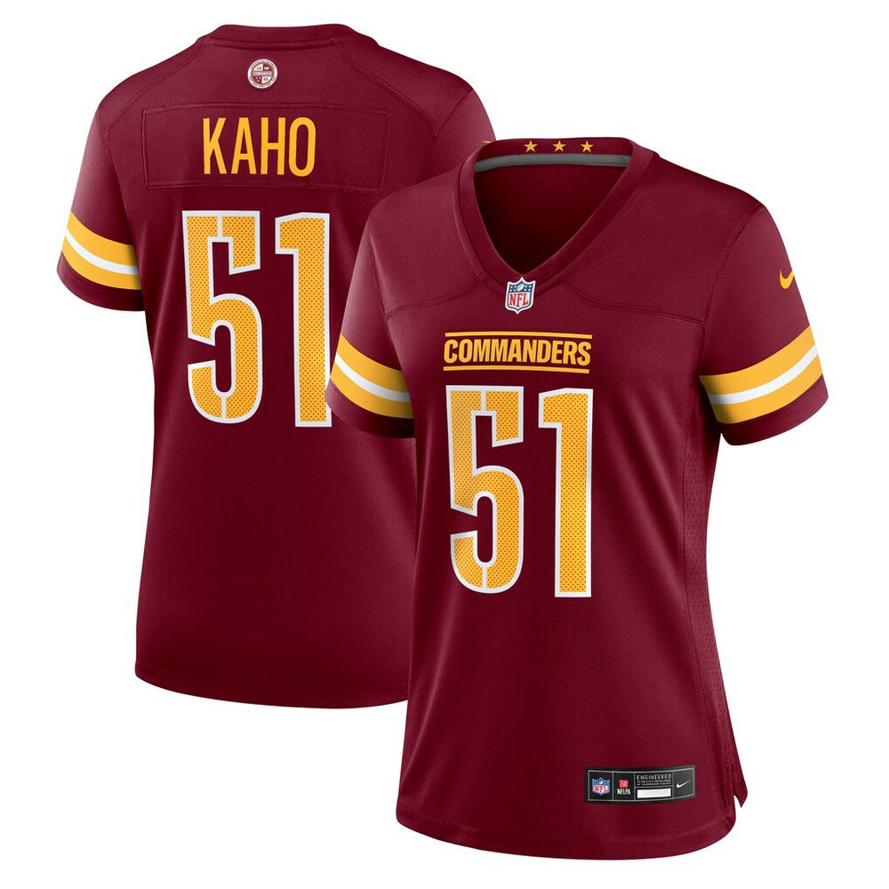 Ale Kaho Washington Commanders Women's Team Game Jersey - Burgundy | Nike discount