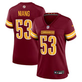 Lucas Niang Washington Commanders Women's Team Game Jersey - Burgundy | Nike online
